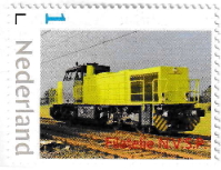 2022, NVPH: ---, personalized stamp with train