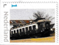 2022, NVPH: ---, personalized stamp with train