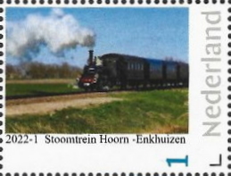 2022, NVPH: ---, personalised stamp with train