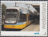 2022, NVPH: ---, personalized stamp with train