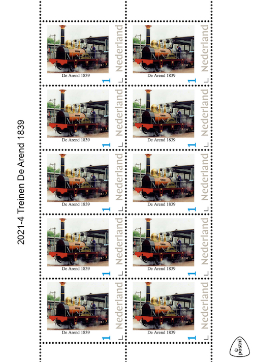 2021, NVPH: ---, personalised stamp: Thalys