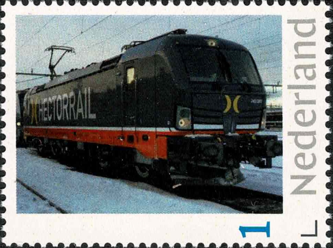 year=???, Dutch personalized stamp with Hectorail loco