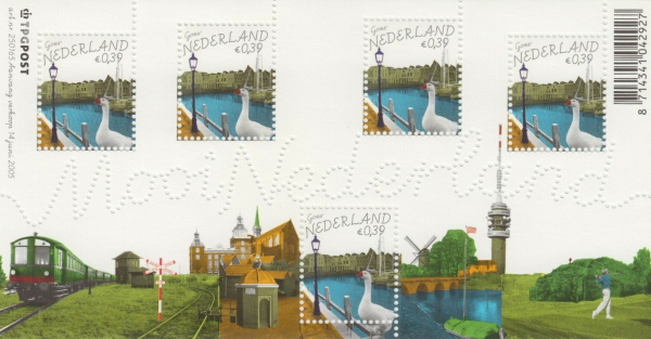 year=2005, Dutch stamp sheet Mooi Nederland Goes- NVPH:2345