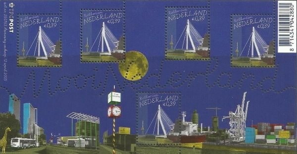 year=2005, Dutch stamp sheet Mooi Nederland Rotterdam - NVPH: 2340