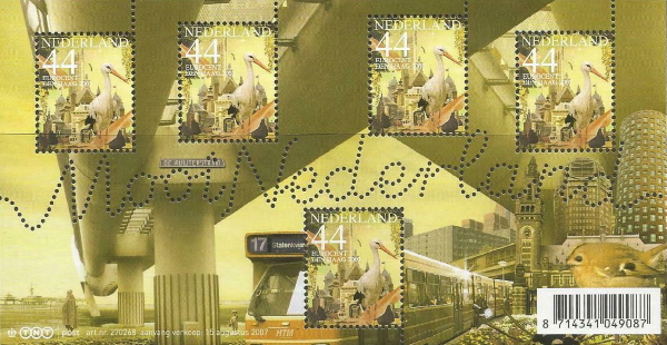 year=2007, Dutch stamp sheet Mooi Nederland The Hague - NVPH: 2517
