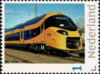 2022, NVPH:--- , personalized stamp with locomotive