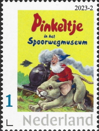 2023, NVPH:--- Dutch personalised stamp with childrens book