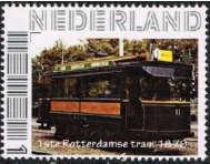 year=2010, Dutch personalized stamp with Rotterdam tram