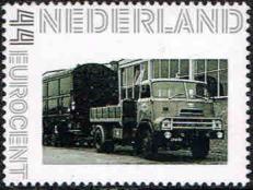 personalised stamp of The Netherlands with trains, trams, stations etc