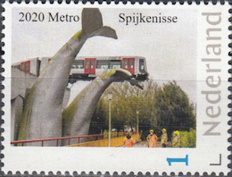 2020, NVPH: ---, personalised stamp: metro accident