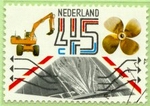 year=1981, Dutch stamp with Kijfhoek shunting area - NVPH: 1228