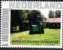 year=2010 or 2011, Dutch personalized stamp for the narrow gauge railway centre