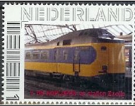 Dutch personalised stamp NedTrain Zwolle