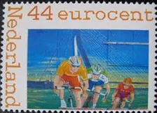 2010, personalised stamp of The Netherlands with a bridge