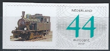 personalised stamp of The Netherlands with trains, trams, stations etc personalised stamp of The Netherlands with trains, trams, stations etc
