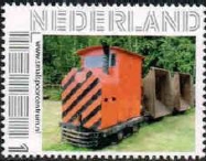 year=2010 or 2011, Dutch personalized stamp for the narrow gauge railway centre