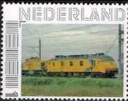 year=2013, personalised Dutch stamp with NS work train