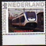 personalised stamp of The Netherlands with trains, trams, stations etc