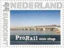 personalised stamp of The Netherlands with trains, trams, stations etc