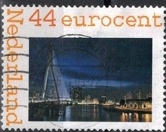 personalised stamp of The Netherlands with trains, trams, stations etc