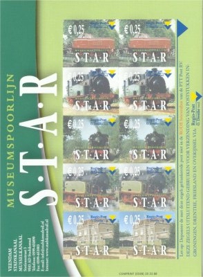 The Netherlands regional stamps; Regional Postal Service of East Drenthe 2003 STAR museum
