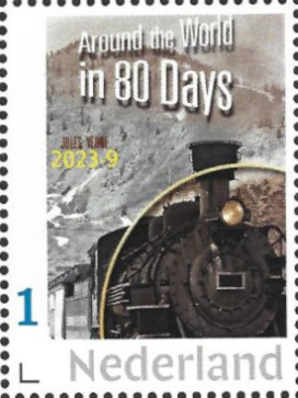 2023, NVPH:---, Dutch personalised stamp with locomotive