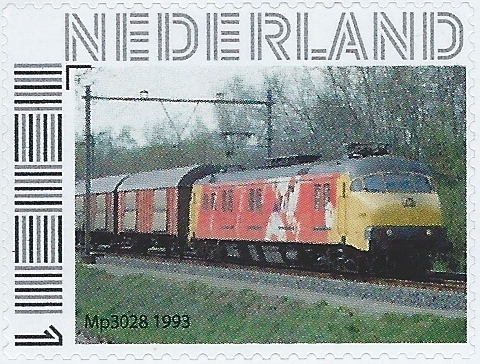 Dutch personalised stamp NedTrain Zwolle