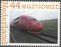 2009, Dutch personalized stamp with Thalys