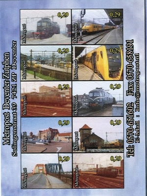 The Netherlands regional stamp; metropost Deventer 2007