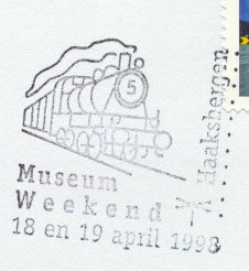 Netherlands cancellation, railway subject