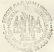Netherlands cancellation, railway subject