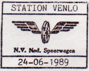 Netherlands cancellation, railway subject