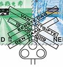 Netherlands cancellation, railway subject