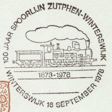 Netherlands cancellation, railway subject